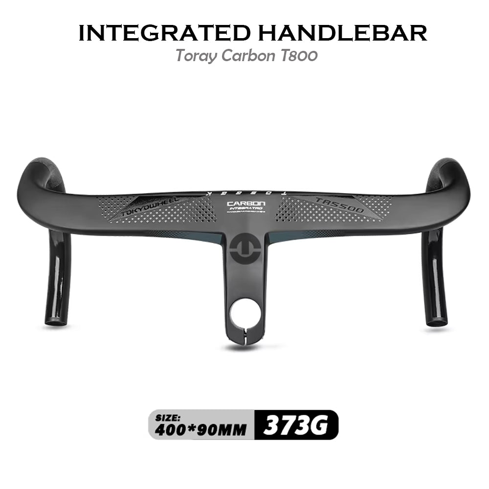 Road Bicycle Integrated Carbon Handlebar